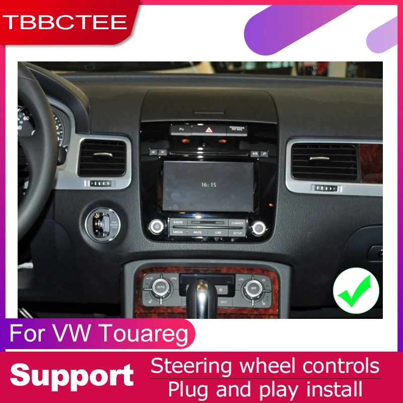 Автомобильный dvd-плеер TBBCTEE мультимедийный проигрыватель с gps для Volkswagen VW Touareg 2010 ~