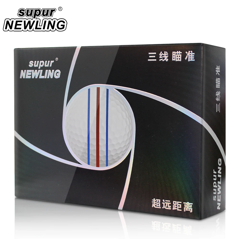 Трёхслойные мячи для игры в гольф Supur NEWLING 12 шт./кор.|Мячи гольфа| |