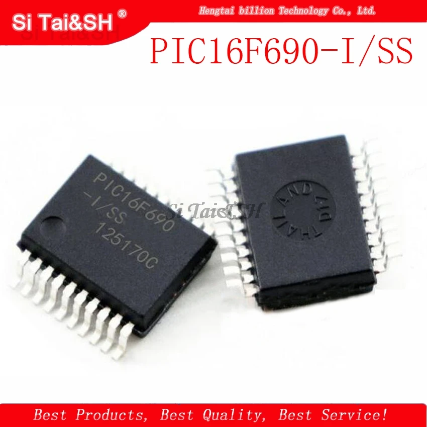 2 шт./лот PIC16F690 PIC16F690-I/SS SSOP20 | Электронные компоненты и принадлежности