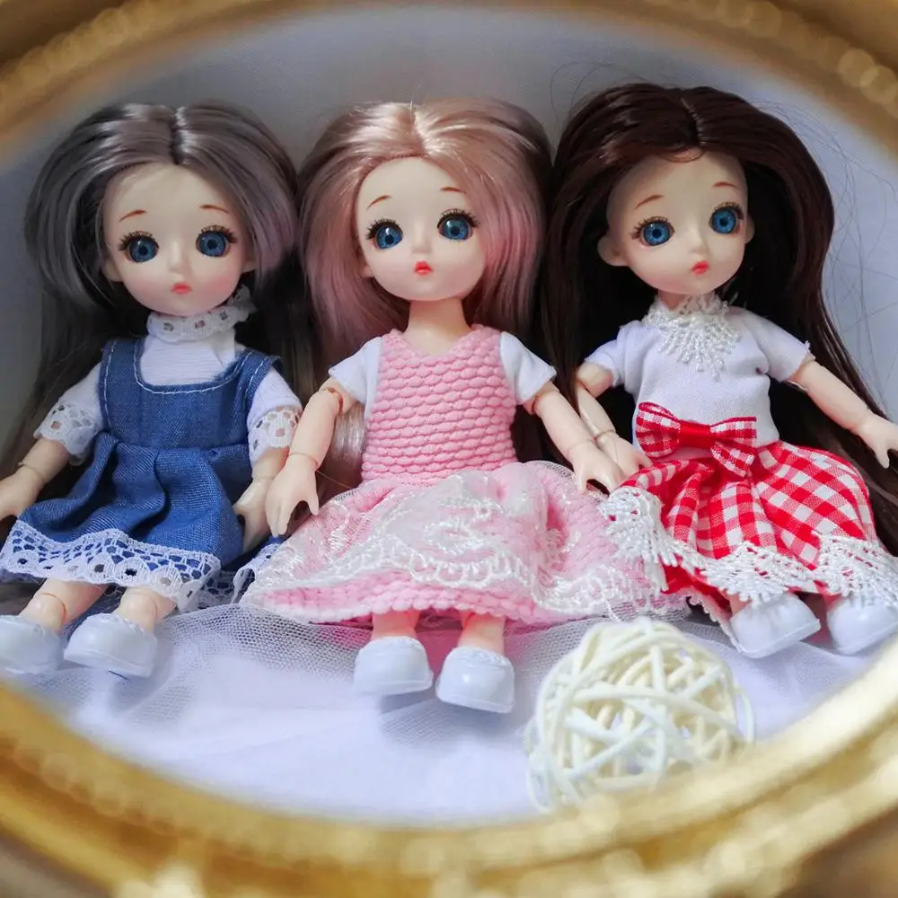 Шарнирная кукла на заказ шарнирная 16 см подходит для самостоятельного одевания