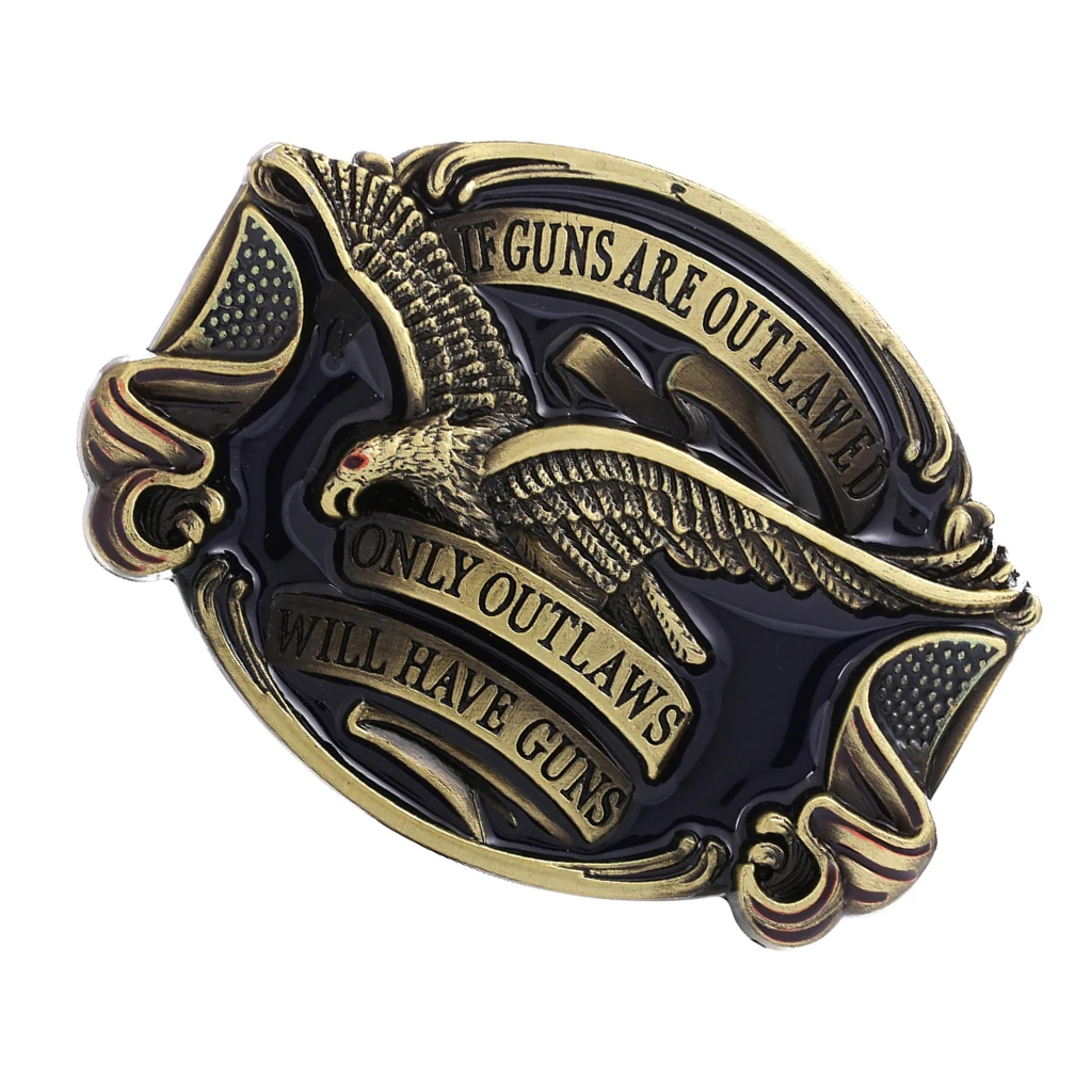 Винтажные пряжка для ремня в западном стиле с орлом ковбойский ремень джинсов