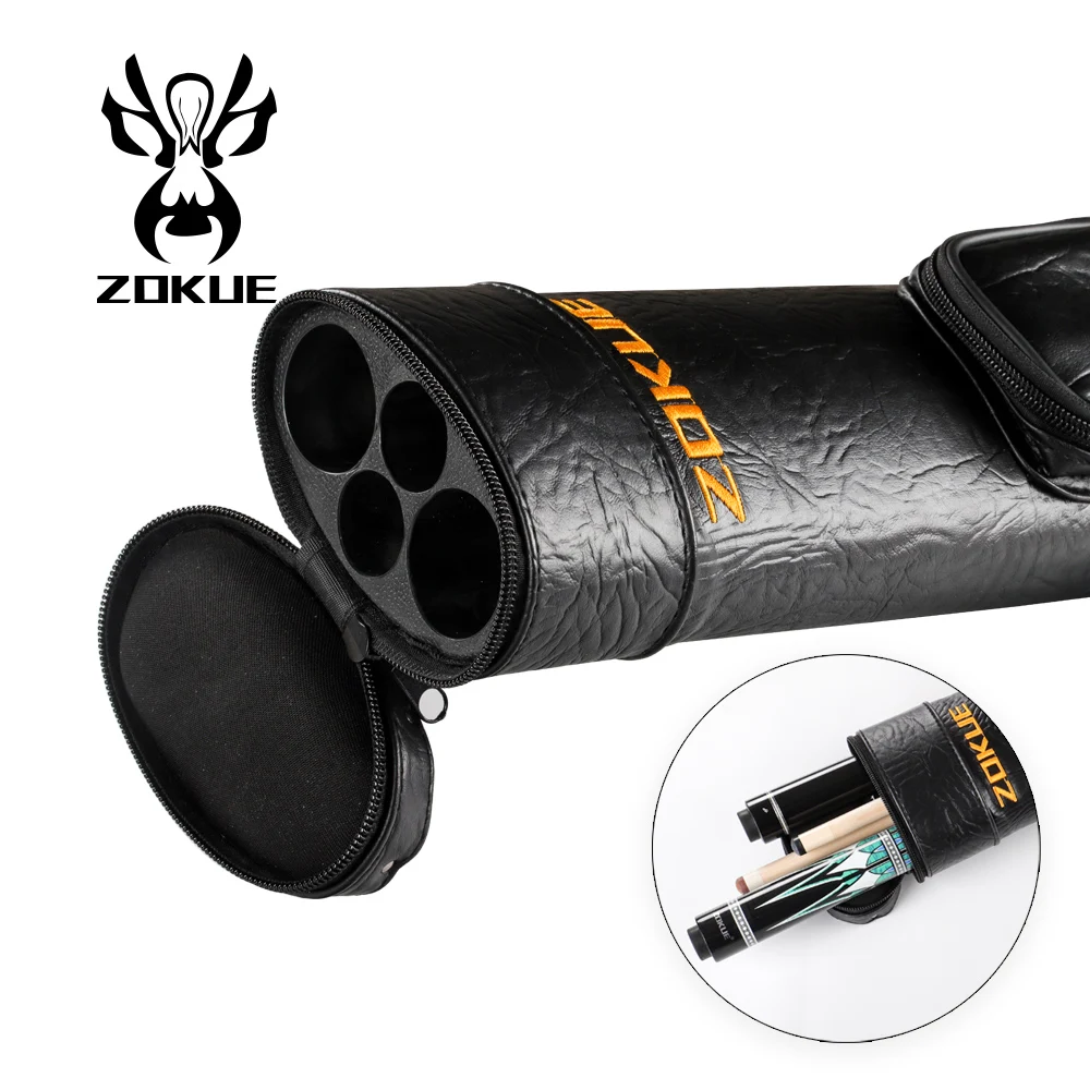 Высококачественный чехол ZOKUE для бильярдного кия 6 отверстий полиуретановый 1/2