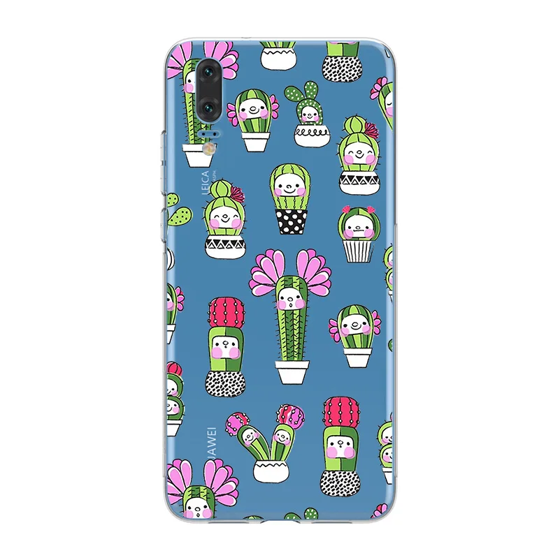 Ciciber летний цветочный чехол для телефона с изображением растений кактуса Huawei P20