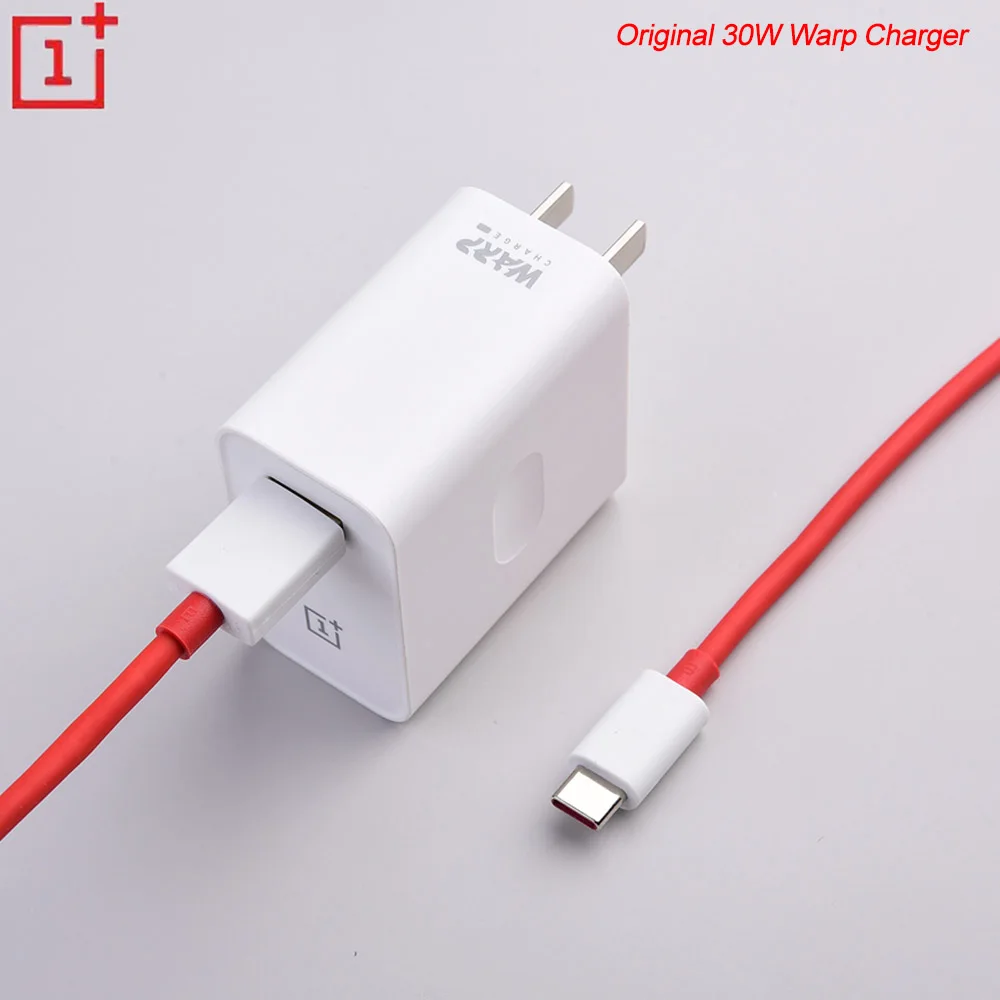 Зарядное устройство Oneplus Warp 5 В/6 А 30 Вт USB адаптер для быстрой зарядки 1 м/1 м кабель