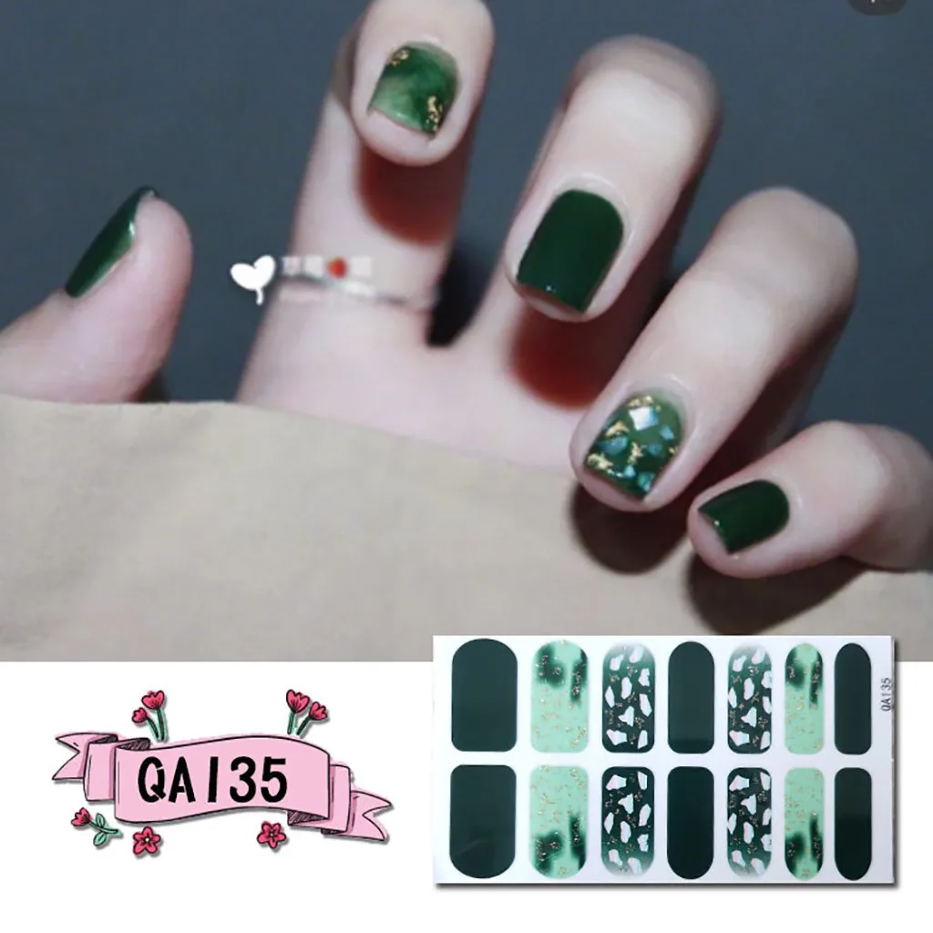 

1 Sheet 3D Nail Sticker Nail Art Water Transfer Lovely Decals Decoration Sticker Leaf Summer DIY Colorful Stickers