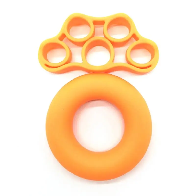 

2 Finger Resistance Band Hand Grip Forearm Wrist Training Sport Ring Puller Expander Fitness Grip Strength Grip