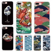 for nokia 7 2 6 2 2 3 7 1 8 1 plus x71 2 1 5 1 case soft tpu silicone print japanese art phone cases