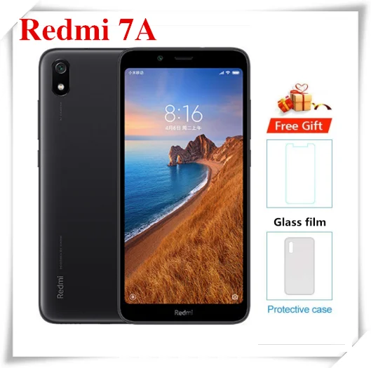 Смартфон Xiaomi Redmi 7A восемь ядер экран 439 дюйма 3 ГБ + 32 | Мобильные телефоны и