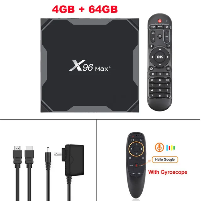 4G 64G EN G10 X96 Max tv BOX Amlogic S905X3 Android 9,0 Четырехъядерный 4G 32G/64G 2,4G& 5GHz двойной Wifi 4K HD Смарт медиаплеер телеприставка - Цвет: 4G 64G EN G10