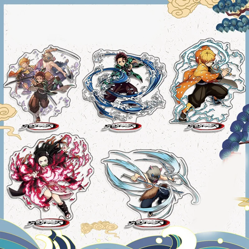 

Anime Demon Slayer: Kimetsu no Yaiba Tanjirou Kamado Nezuko Acrylic Stand Figure Model Plate Decor Cosplay DIY Collection Gifts