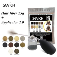 sevich hair building fiber set keratin hair fiber refill 25g hair fiber applicator 2 0 fiber hair powder spray hair care