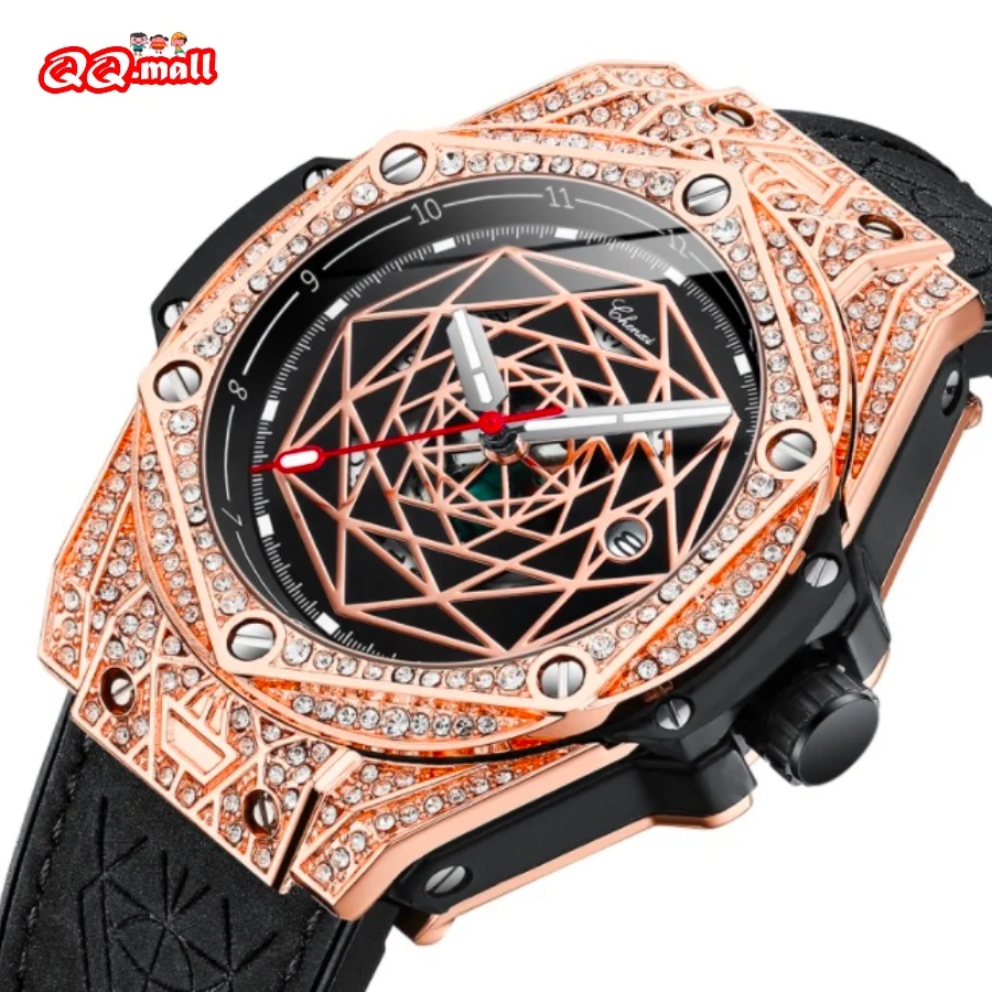 

Chenxi Top Brand Luxury Watch For Men Relogio Masculino Luminous Waterproof Wristwatch Calendar Sports Men's Gift Halloween Xmas