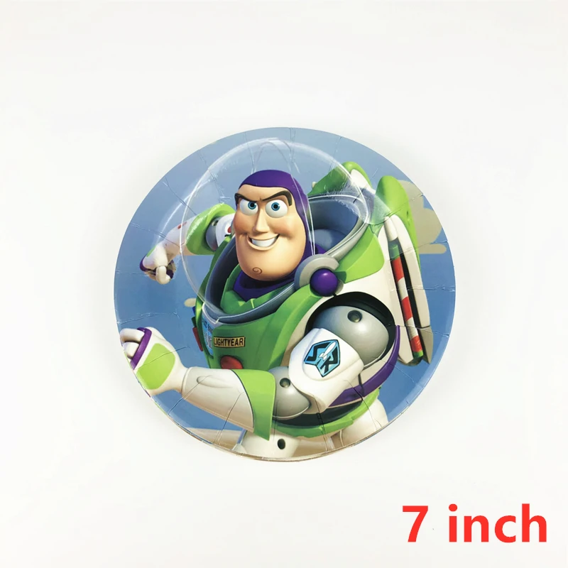 

24Pcs Disney Toy Story Theme Kids Birthday Party Disposable Tableware Sets Paper Cup Plate Party Decoration Supplies