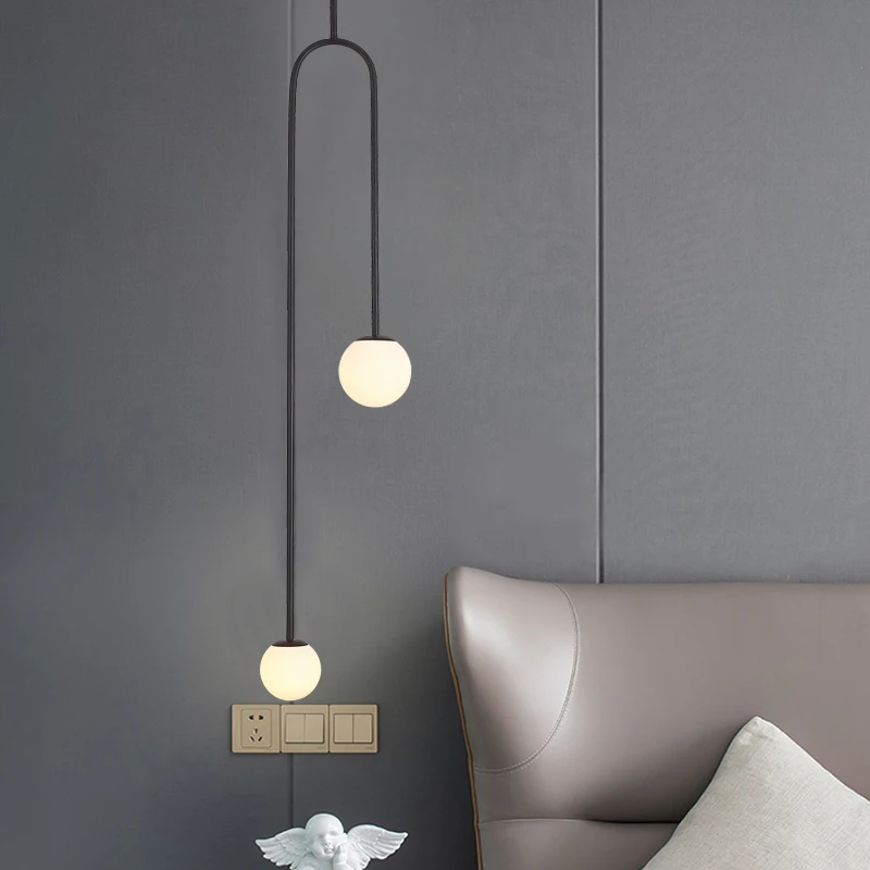 Современный подвесной светильник в виде шаров для спальни скандинавский