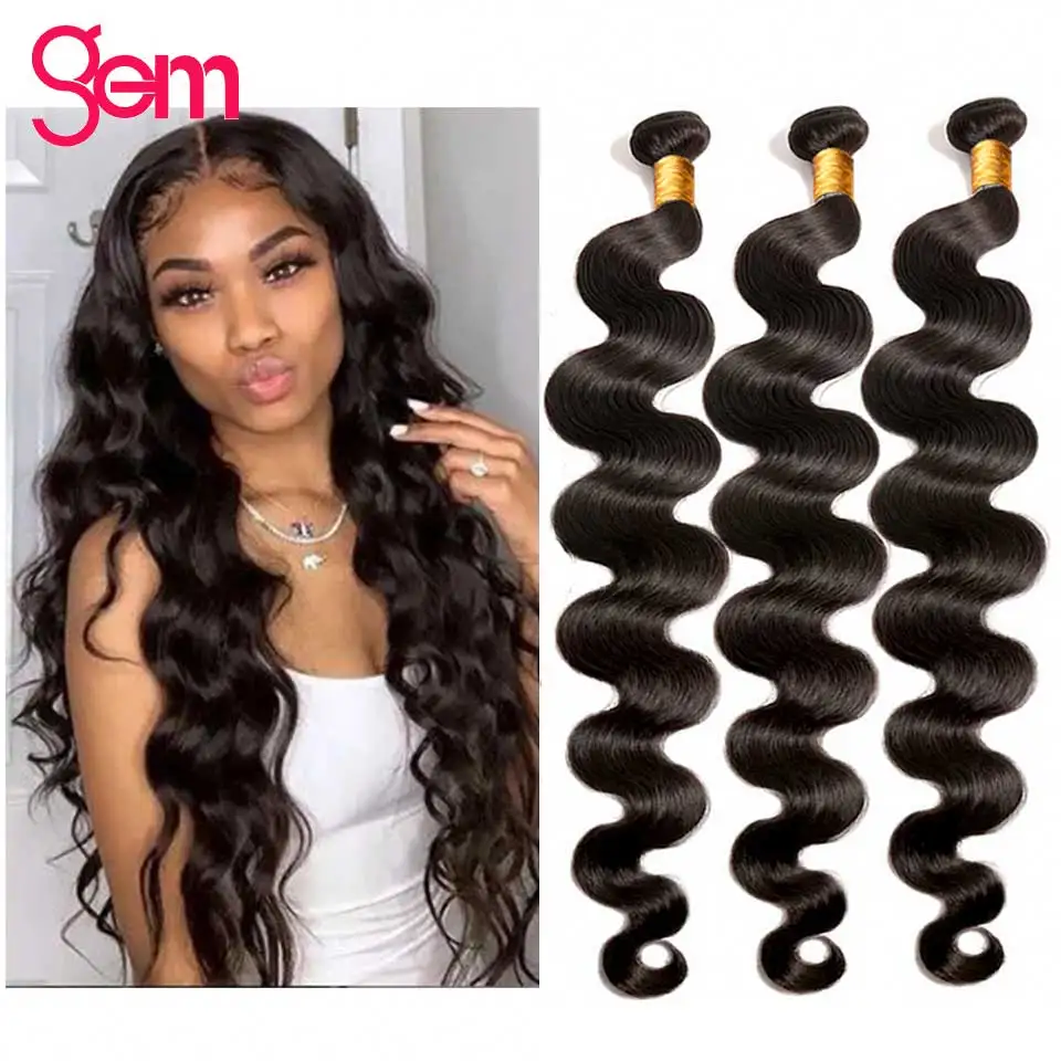 Объемная волна пряди 3 / 4 сделка необработанные волосы для наращивания из