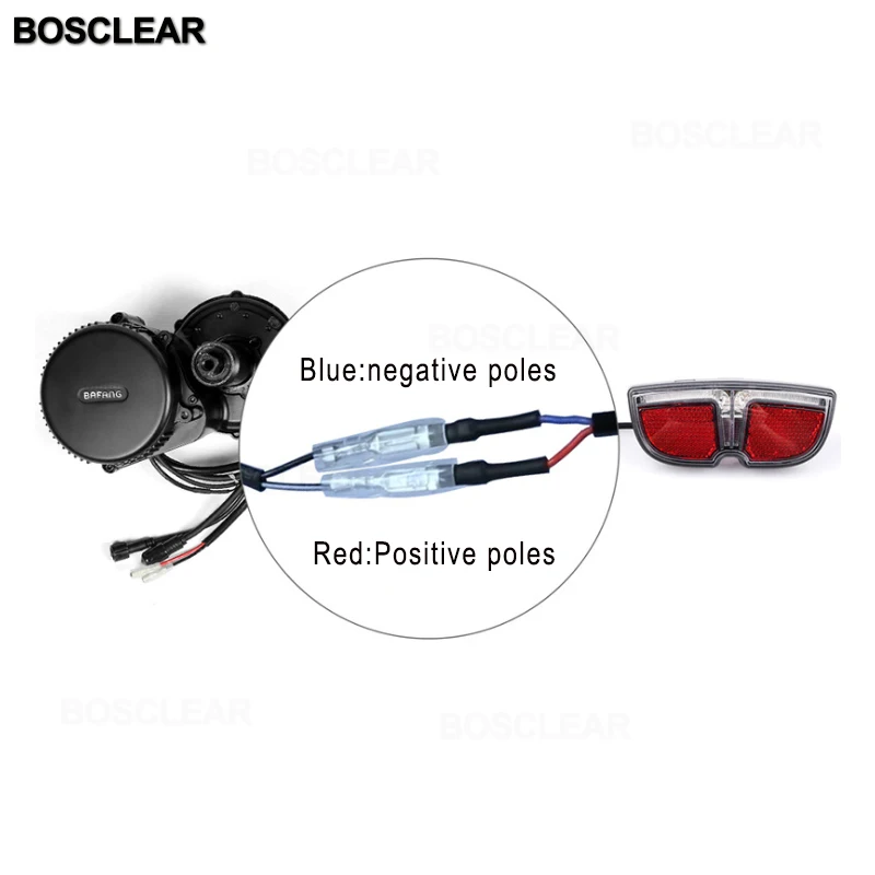 Electric Bike Bicycle Taillight Mountain Brake Indicator LED Rear Tail Light Warning Lamp Safety Night Cycling Accessory |