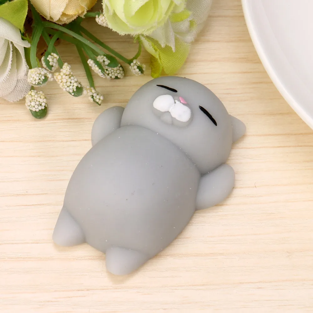 Милый Моти кошка мини squishy милый кот антистресс сожмите мяч рост расслабляет
