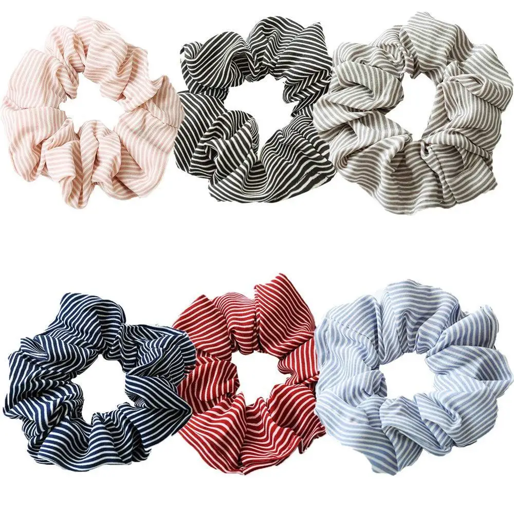 6 pcs Chiffon 41 шт., резинки для волос для девочек, резинки для волос, бархатные эластичные аксессуары для волос для женщин или девочек, резинки для волос, резинки для волос - Цвет: 6 pcs Chiffon