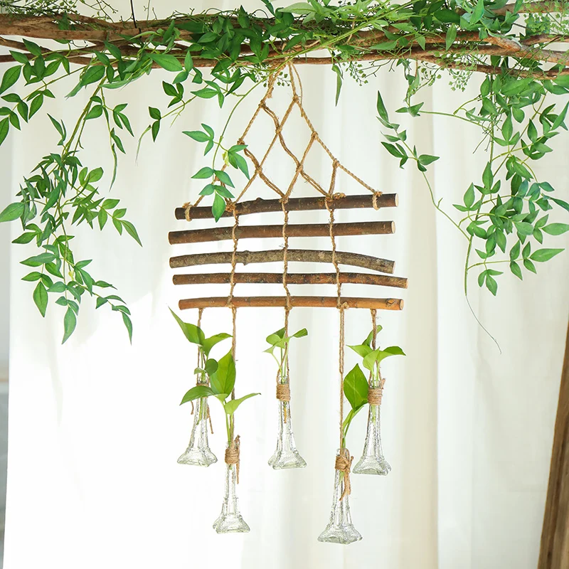 

Гидропонная настенная ваза, стеклянная бутылка, декоративное уличное настенное украшение на стену, садовое растение, угловая Подвеска для ...