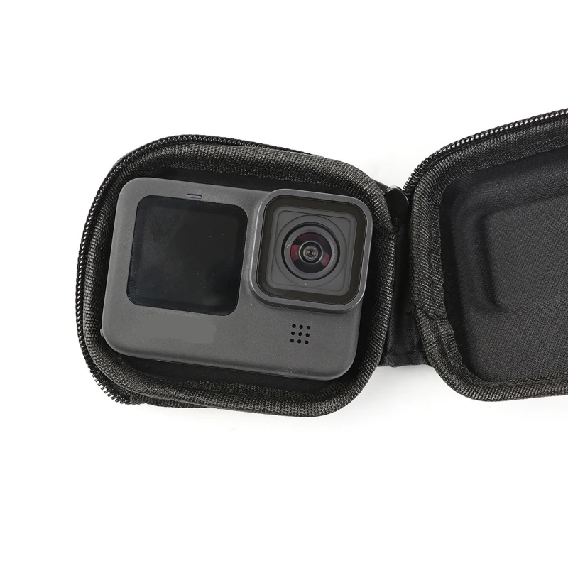 

Storage Protection Bag Half Open Quick Release Carrying Case for Go Pro Hero 9.