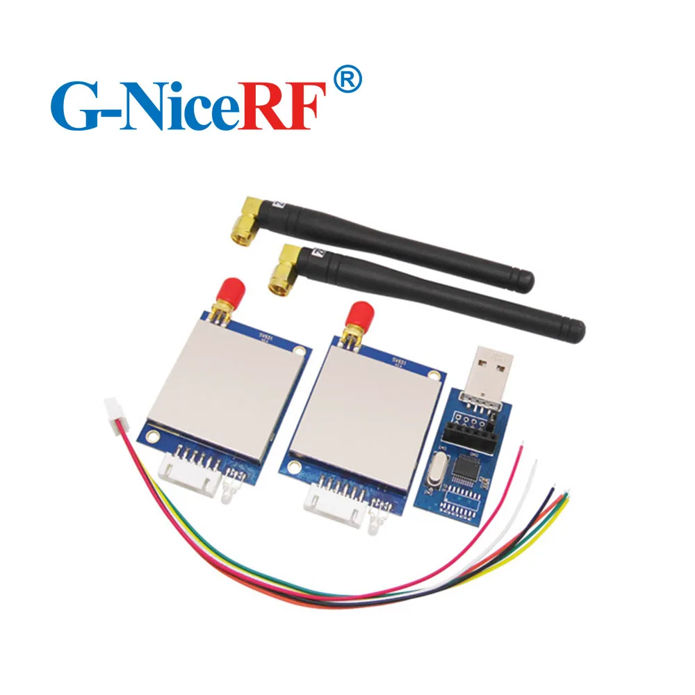 NiceRF- 2 шт./лот SV651 433 МГц TTL интерфейс 500 МВт 27 дБм беспроводной модуль