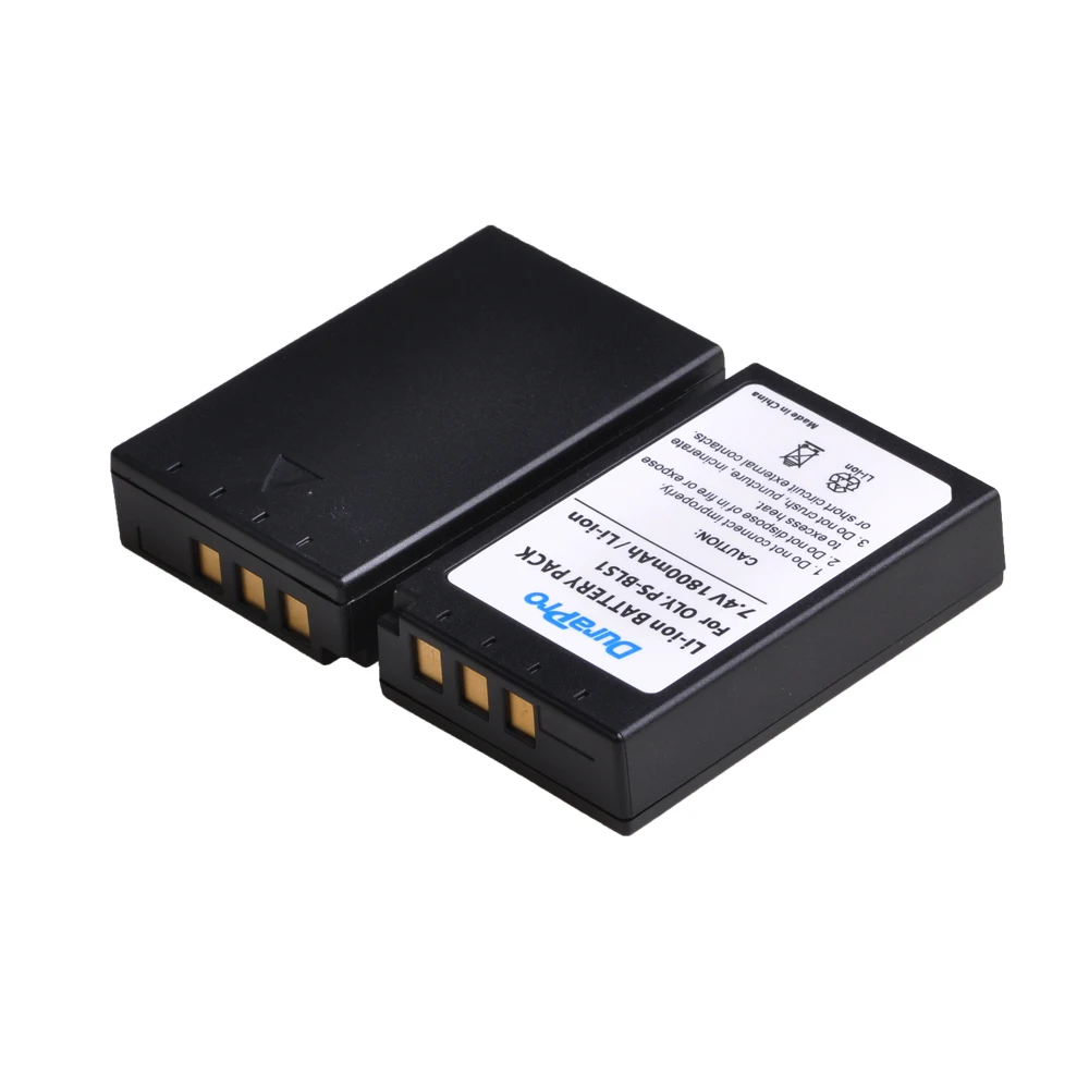 DuraPro 2 шт. PS-BLS1 PS BLS1 батарея + автомобильное/настенное зарядное устройство для Olympus