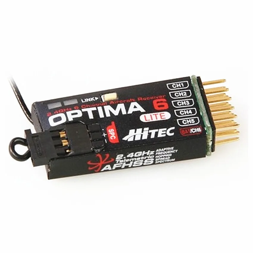 6-канальный Полнодиапазонный легкий цифровой ресивер Hitec Optima-6 Lite 2 4G маленький для