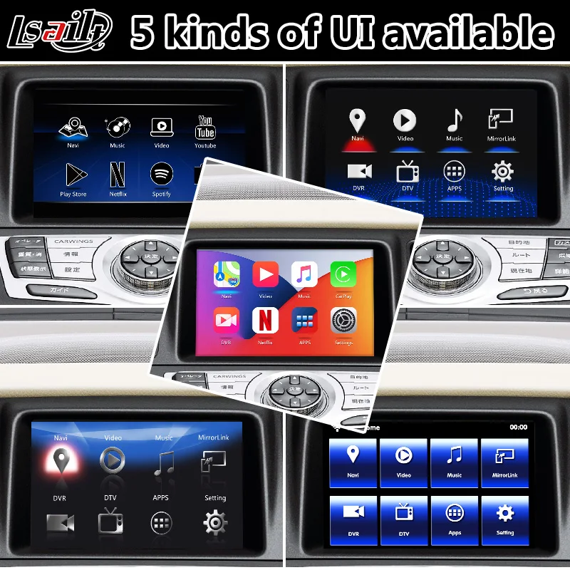 Lsailt Android Carplay интерфейс для Nissan Murano Z51 2011 2014 год Автомобильная GPS навигация 4 + 64 ГБ PX6