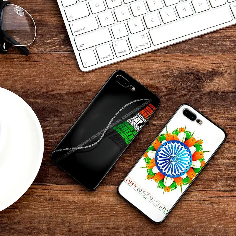 Маленький свежий индийский флаг Мягкий ТПУ чехол для Apple IPhone X XR XS MAX 5 5S 5C SE 6 S 7 8 Plus