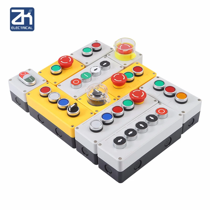 Кнопочный переключатель коробка управления пластиковая ручная кнопка