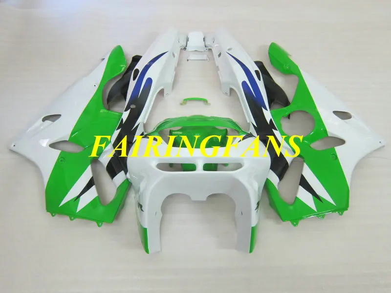Мотоцикл обтекатель тела комплект для KAWASAKI Ninja ZX6R 94 95 96 97 ZX 6R 1994 1997 Зеленый Белый