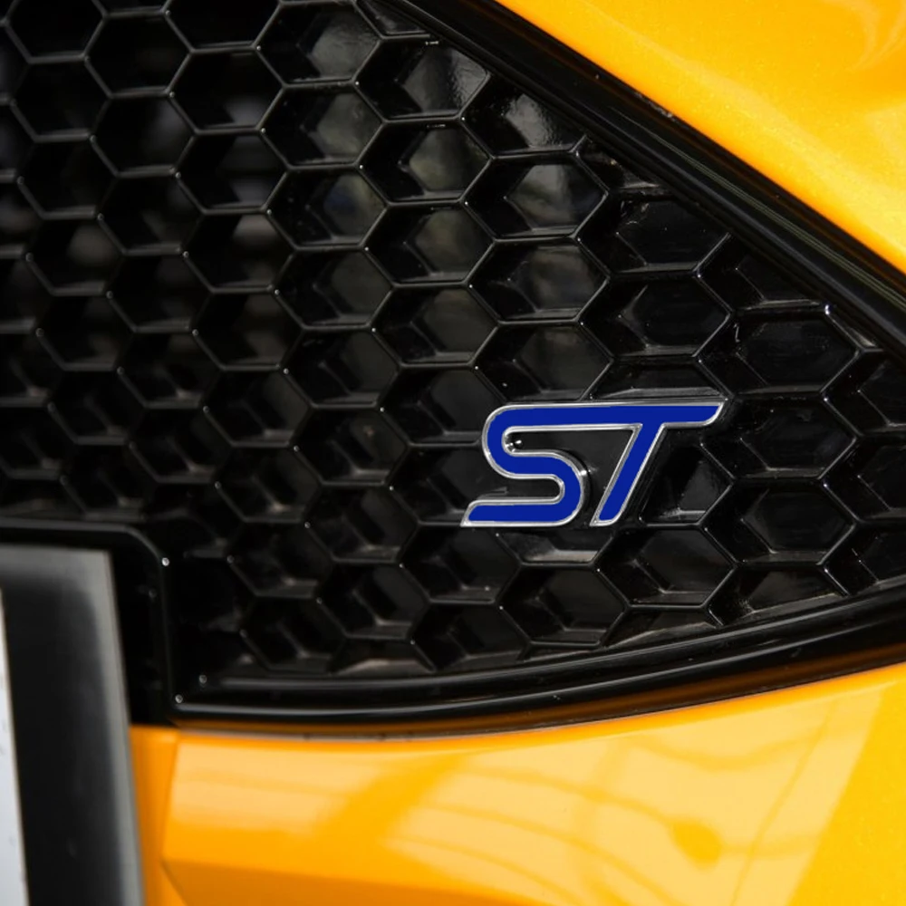 Автомобильная эмблема ST из алюминиевого сплава передняя решетка радиатора