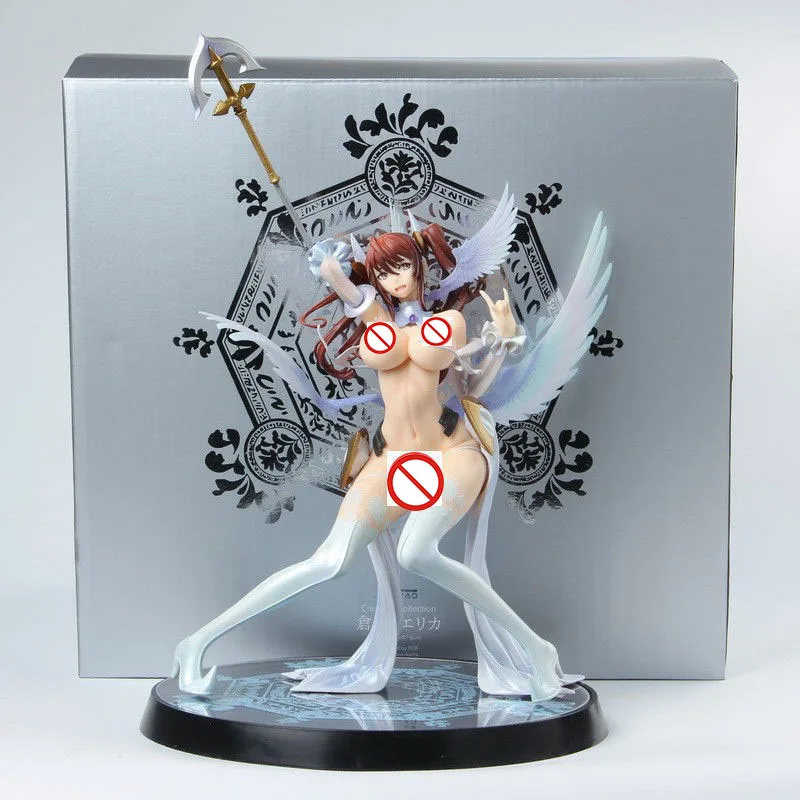 

Японский родной Raita чисто белый волшебный девушка Kuramoto Erika ПВХ фигура аниме модели игрушки коллекционные куклы подарок