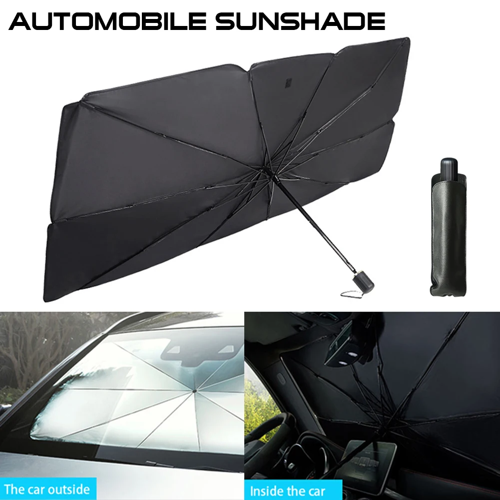 

Foldable Car Windshield Sun Shade Umbrella Car UV Cover Sunshade Heat Insulation Front Window Interior Protection parasol coche
