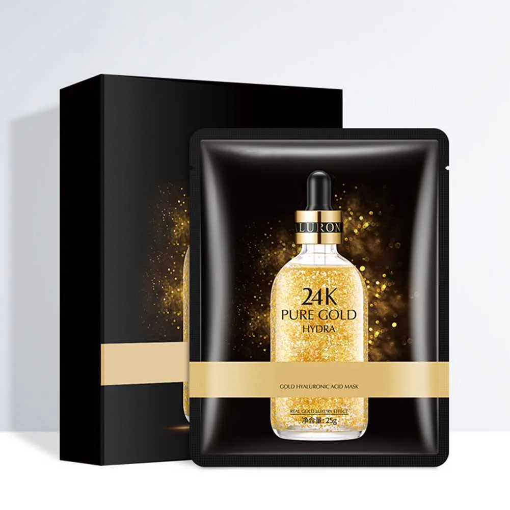 

10pcs Effective Multifunctional Oil Control 24k Gold Hyaluronic Acid Light Health Anti Aging Repair Hydrating Home Smooth