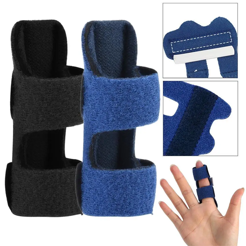 

1Pc Adjustable Finger Pain Relief Splint Fixing Belt Brace Support Protection