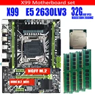 Qiyida X99 D4 DDR4 материнская плата с Xeon E5 2630L V3 LGA2011-3 CPU 4 шт. X 8 ГБ = 32 Гб 2666 МГц DDR4 PC4 REG ECC RAM память