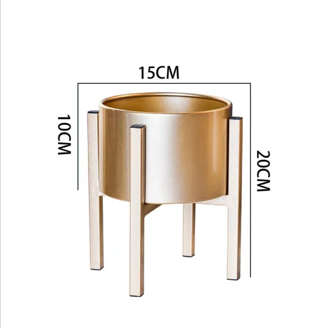 2PCS mini pot Металлическая подставка для растений в скандинавском стиле для гостиной, для помещений, короткая напольная железная стойка с цветком, металлическая подставка для балкона, металлическая полка - Цвет: 2PCS mini pot