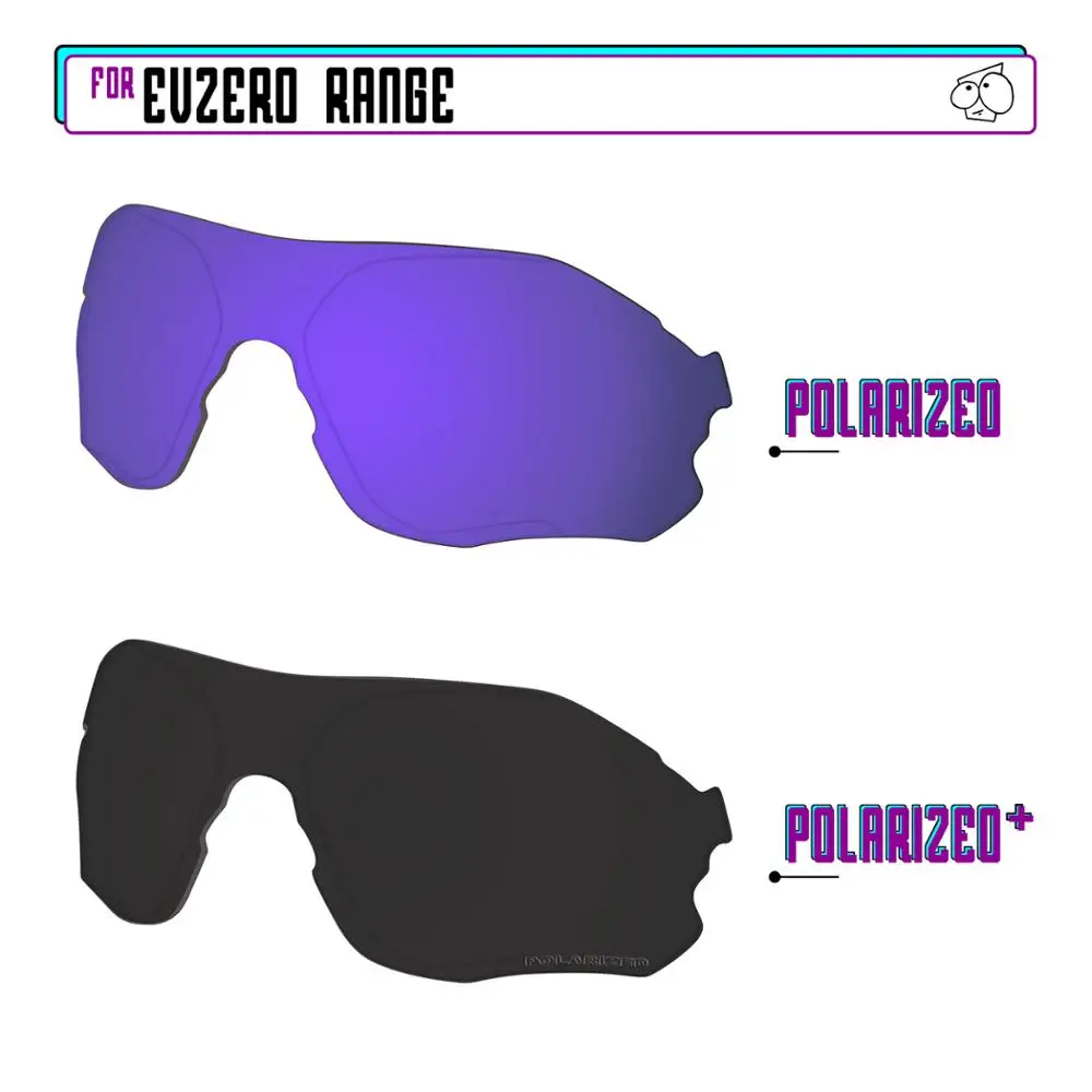

Поляризованные Сменные линзы EZReplace для солнцезащитных очков Oakley EVZero Range-BlackP Plus-PurpleP