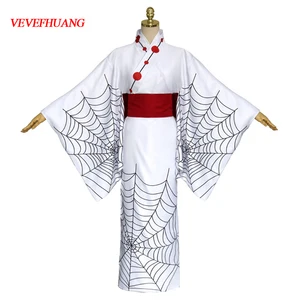 VEVEFHUANG Kосплей аниме рассекающий демонов киметасу нет яиба паук Руй мать Сестра Косплей парики костюмы для хэллоуивечерние НКИ