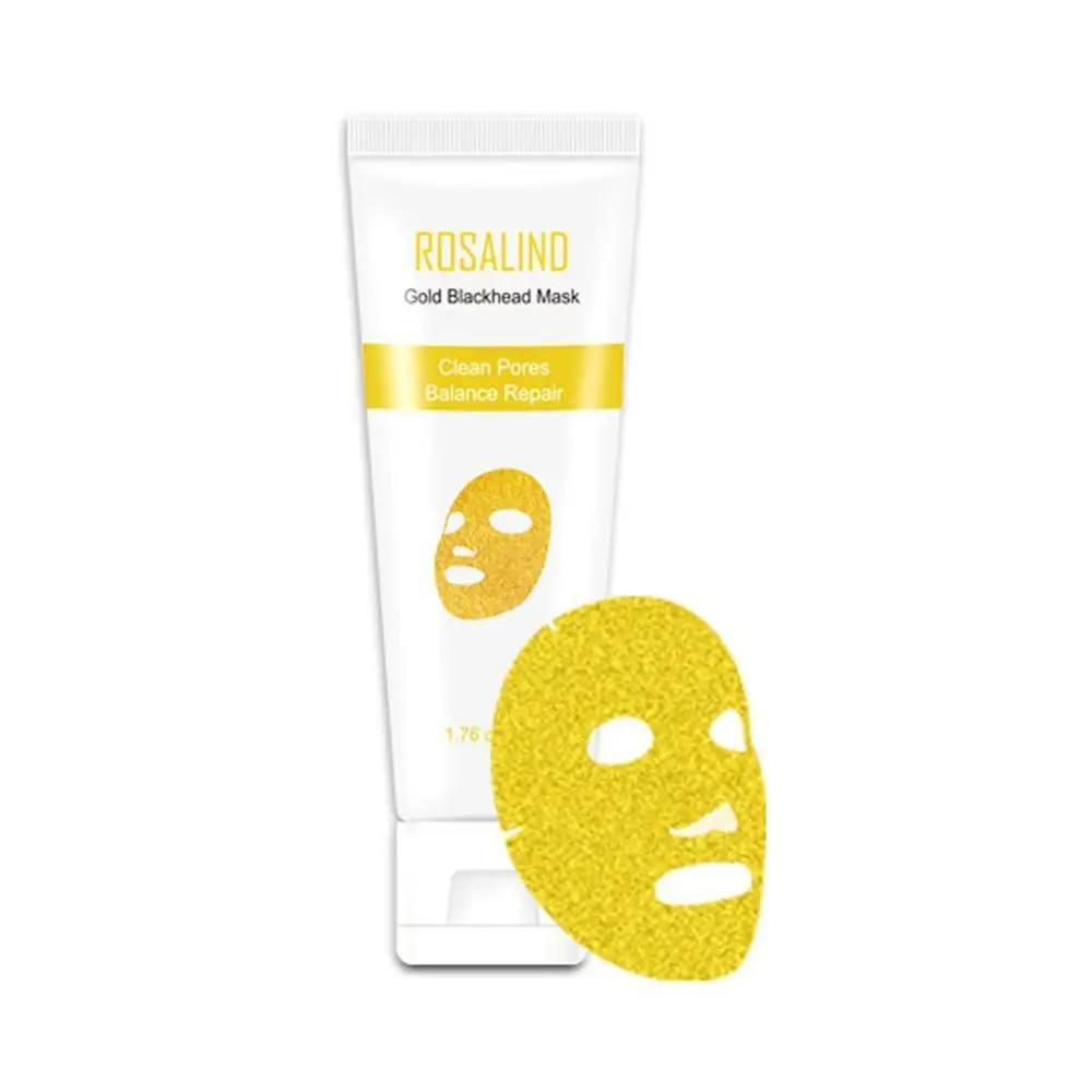 24K золотой коллагеновая маска для удаления черных точек прыщей черные точки с