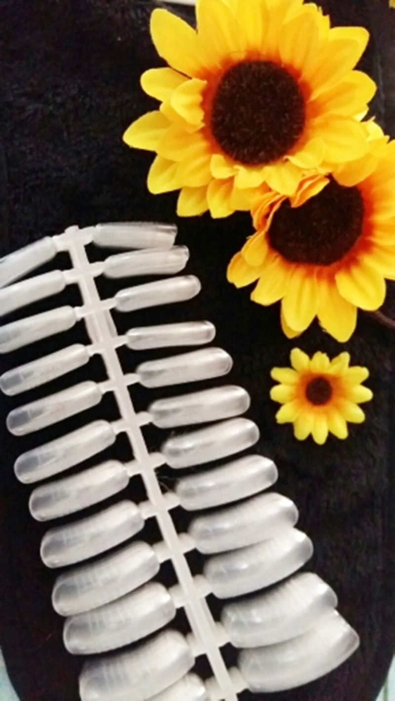 120 шт./лот быстрое строительство накладные ногти форма Типсы двойная удлинение