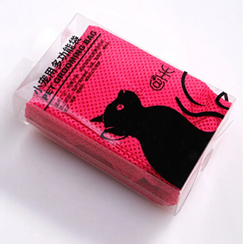 Лидер продаж Сетчатая Сумка для ванны ухода за кошками регулируемые сумки мытья