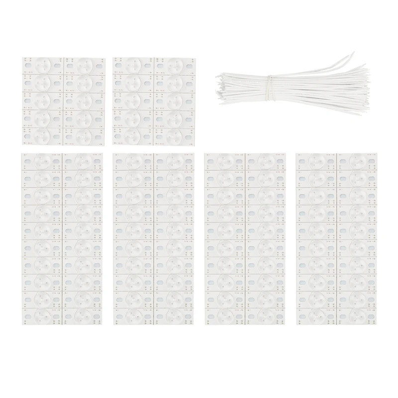 

3V SMD Lamp Beads With Optical Lens Filter For 32-65 Inch LED TV Repair(3V With Cable) LED Backlight Strip