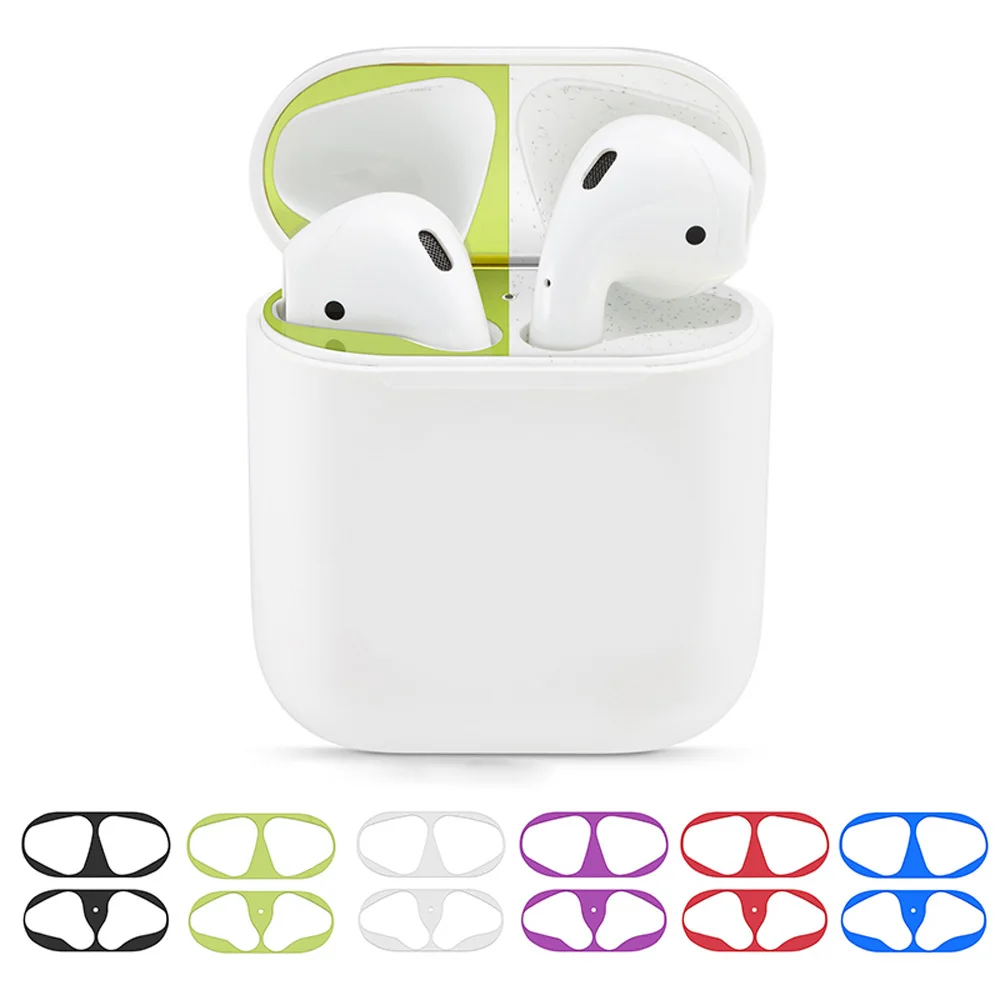 

Dust-proof Scratchproof Sticker For AirPods 1 2 Sticker Dust Guard Protective Earphone Film For Apple AirPods 2 1 Cover Stickers