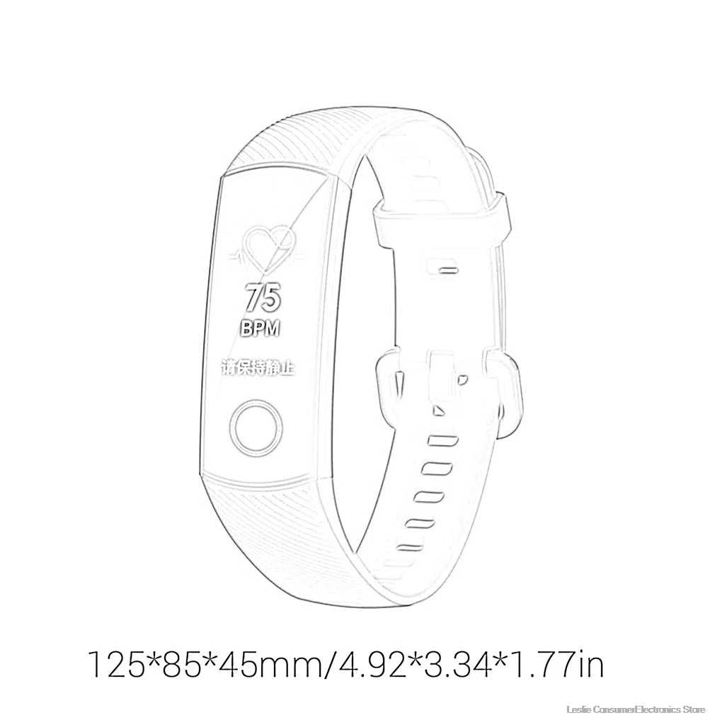 Смарт-браслет huawei Honor Band 4 для бега/стандартной версии, спортивный 0,9" OLED сенсорный экран