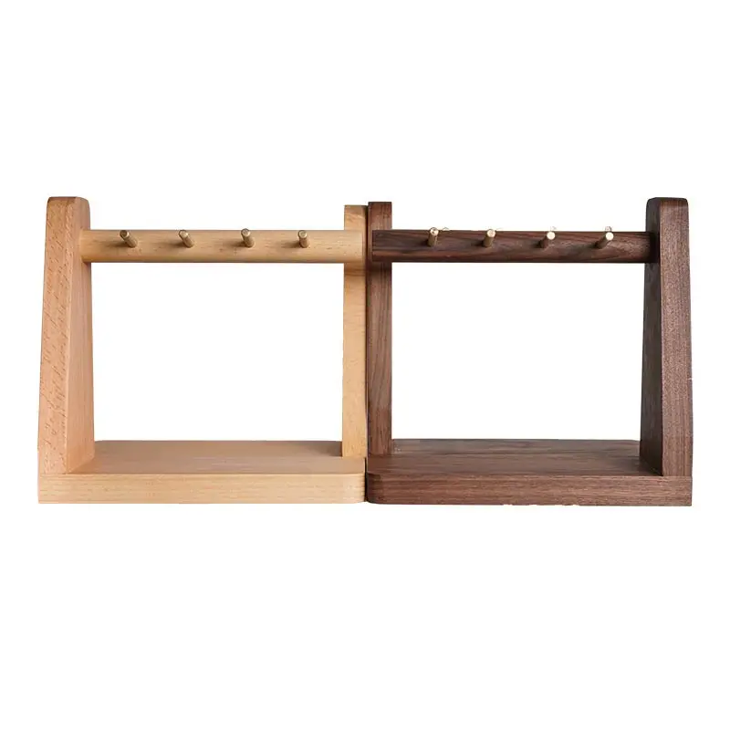 Solid Wood Key Holder AAA Grade Material Coat Cloth Keys Wall Hanger Shirt Rack Great Home Decoration Hook | Дом и сад