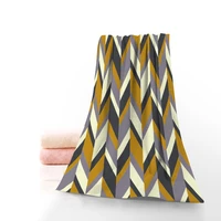 geometric patterns chevron towels microfiber fabric bath towels travelbeachfacetowel custom creative towel 35x75cm 70x140cm