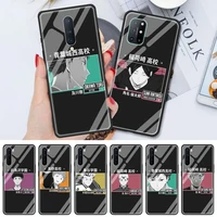 smartphone accessories glass cover case for oneplus 9 pro 9r 8 8t 7 7t pro nord z 5g soft edge shell anime volleyball haikyuu