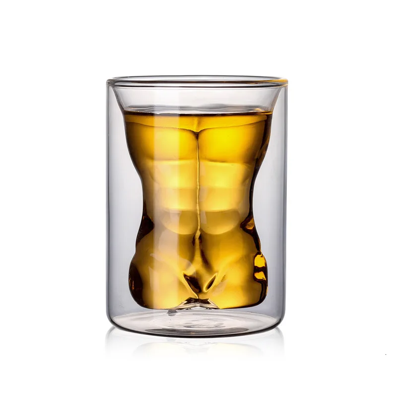 Оригинальная пивная чашка для виски украшение бара Мужская красоты двухслойная